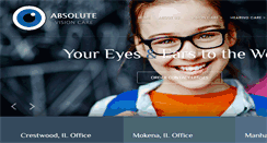 Desktop Screenshot of absolutevisioncare.com